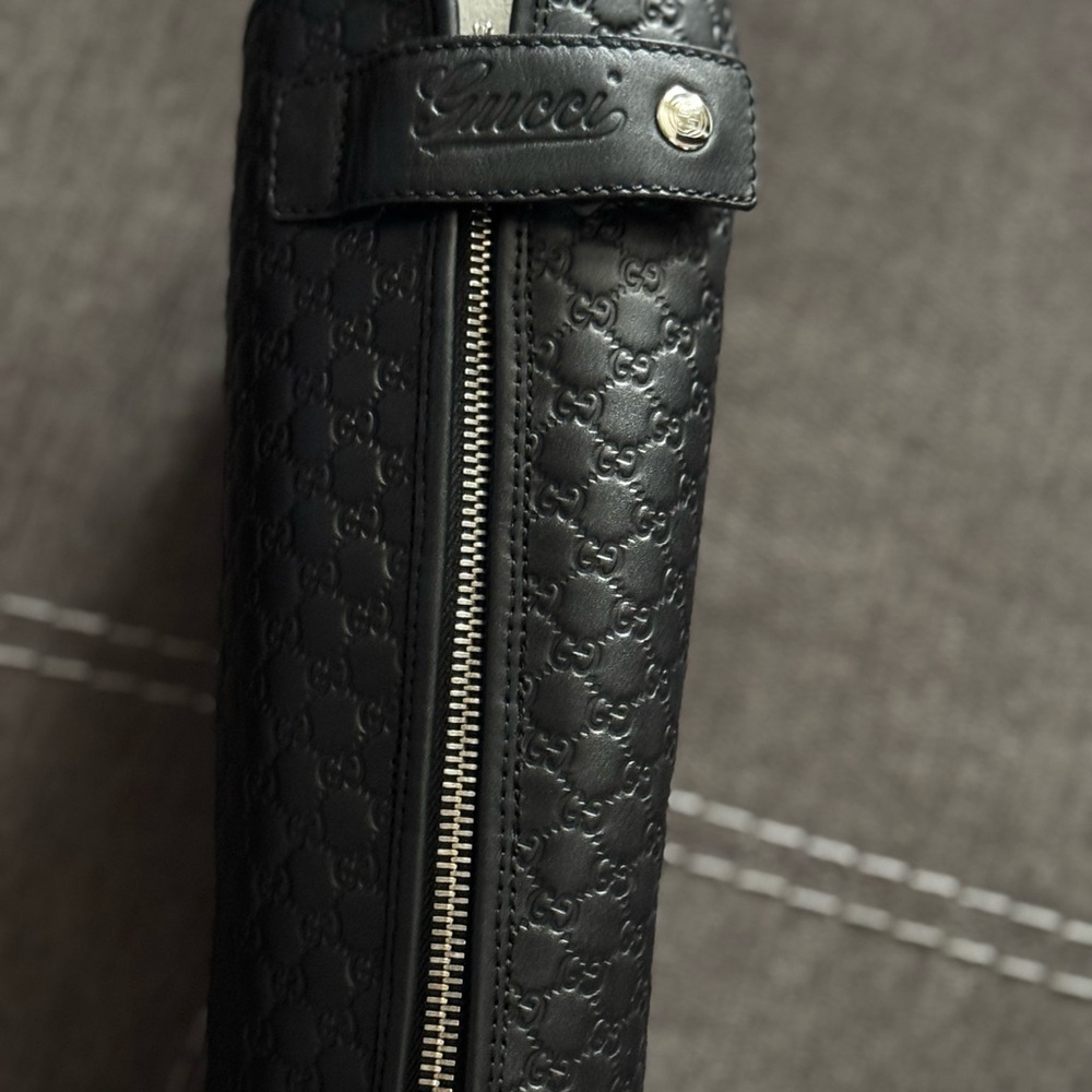 Gucci Women’s Black Leather Riding Boots - Picture 3 of 4